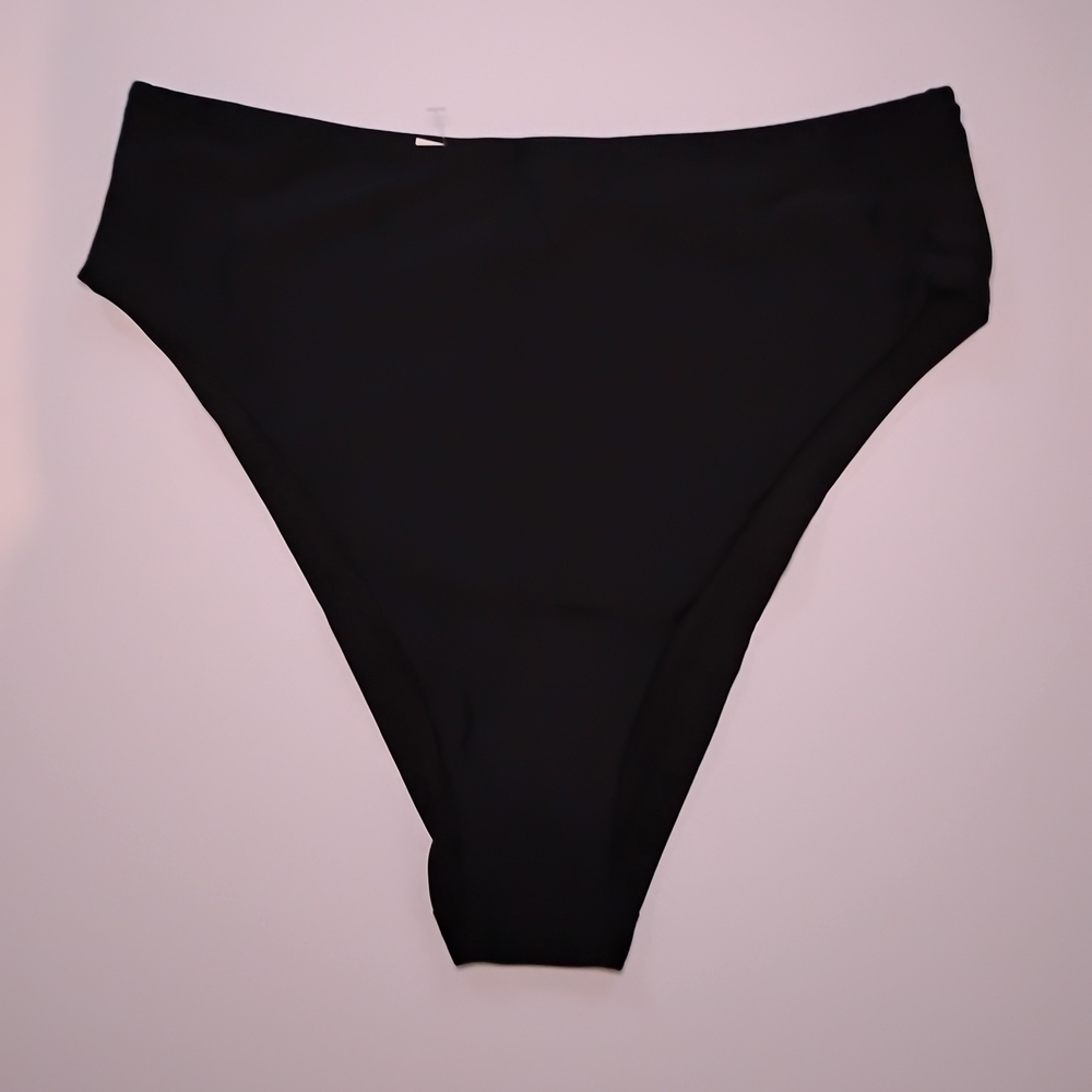 Aerie Black High-Waisted Bikini Bottom